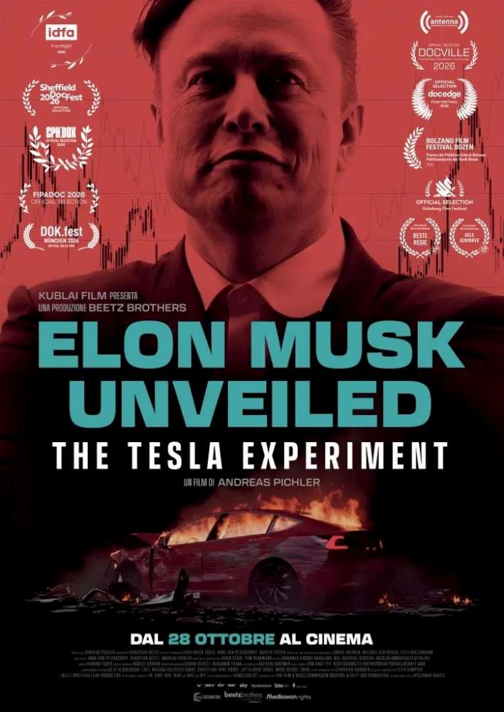 Locandina Elon Musk Unveiled: the Tesla Experiment